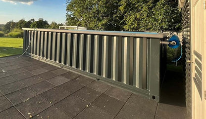 Gebrauchsfertiger Containerpool 6,2 m x 2,5 m, Komfortpaket