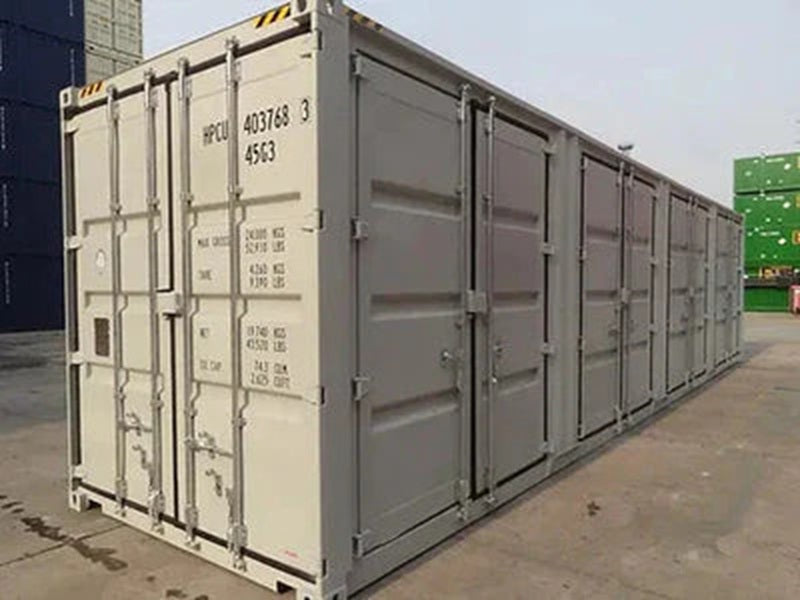 40-Fuß-HC-Versandcontainer mit 4 Seitentüren