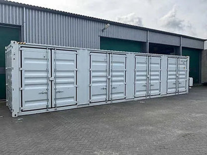 40-Fuß-HC-Versandcontainer mit seitlichen Öffnungen